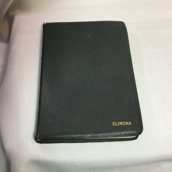 Cambridge Holy Bible Concordance Morocco Black Leather Vintage Not Red Letter - Picture 3 of 15